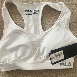 Fila Women's Classic White Sports Bra